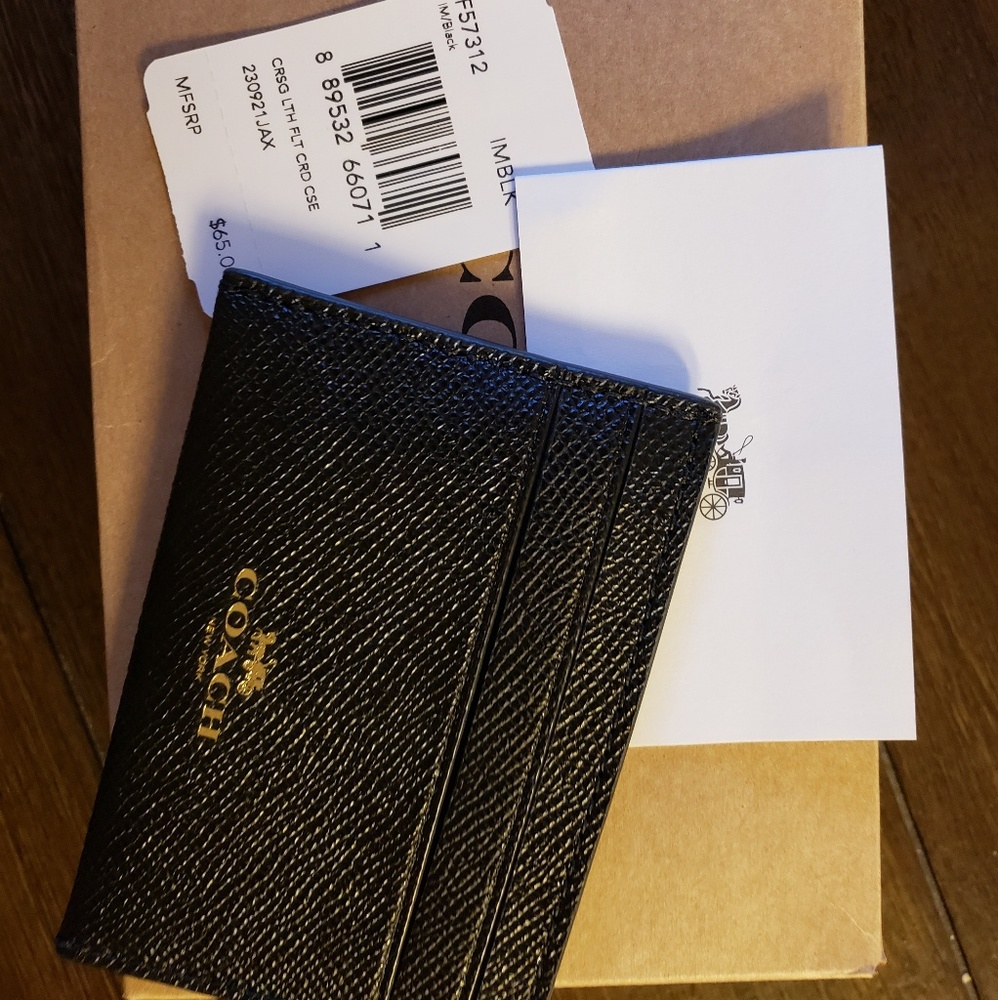 Coach credit card holder